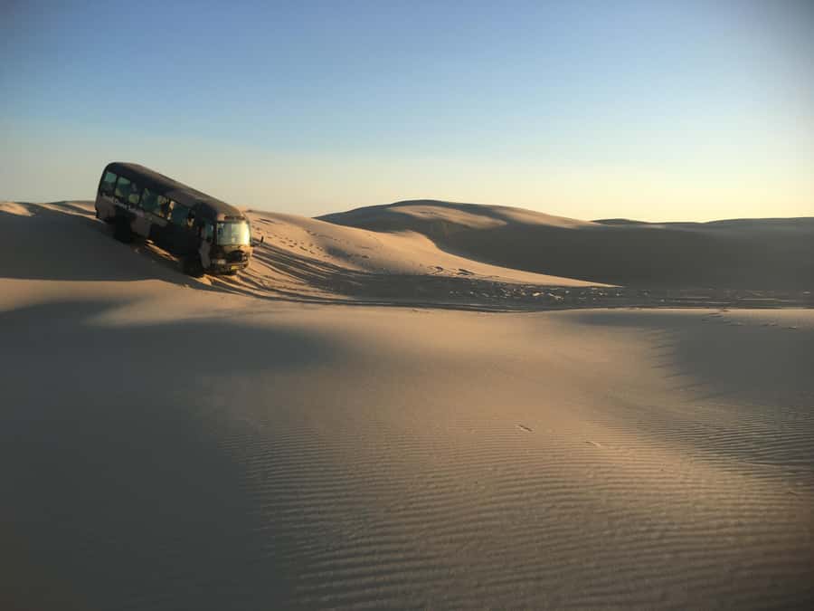 Port Stephens: Unlimited Sandboarding with 4WD Dune Transfer - Meeting at Anna Bay, then riding into the dunes by coach and 4WD