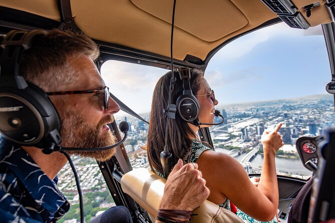 Private Helicopter Scenic Tour of Brisbane - 25min - Kangaroo Point, Story Bridge, and the Brisbane River at 1,000 Feet