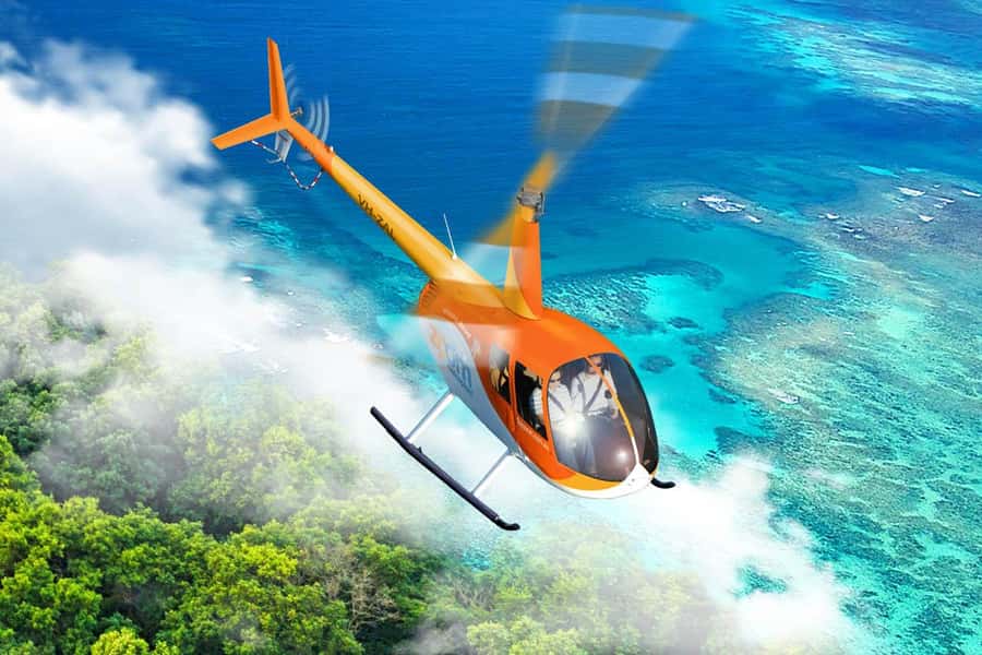 Reef Rainforest Fusion 45 minute scenic flight - Why this flight works in 45 minutes