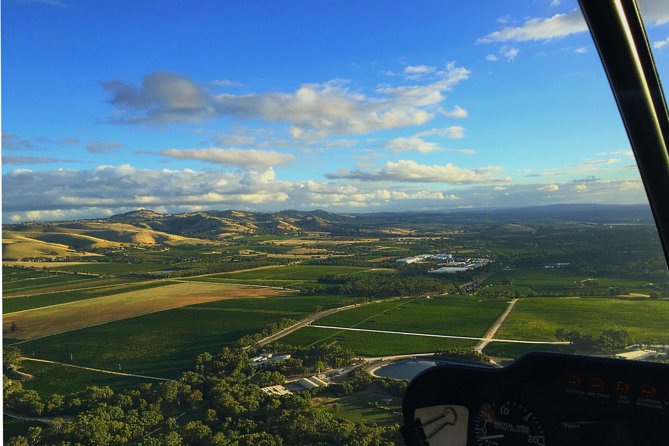 Southern Barossa: 10-Minute Helicopter Flight - What the Pilot Does for You, Besides Flying