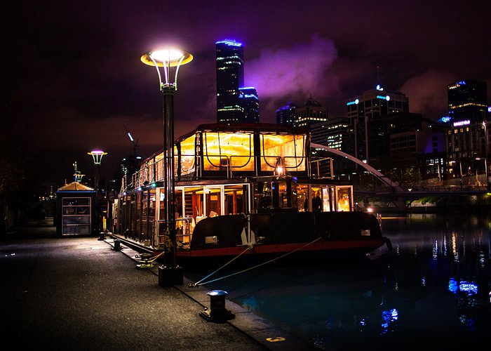 Spirit of Melbourne Dinner Cruise on the Yarra River - River views and landmark passing, from Federation Square onward
