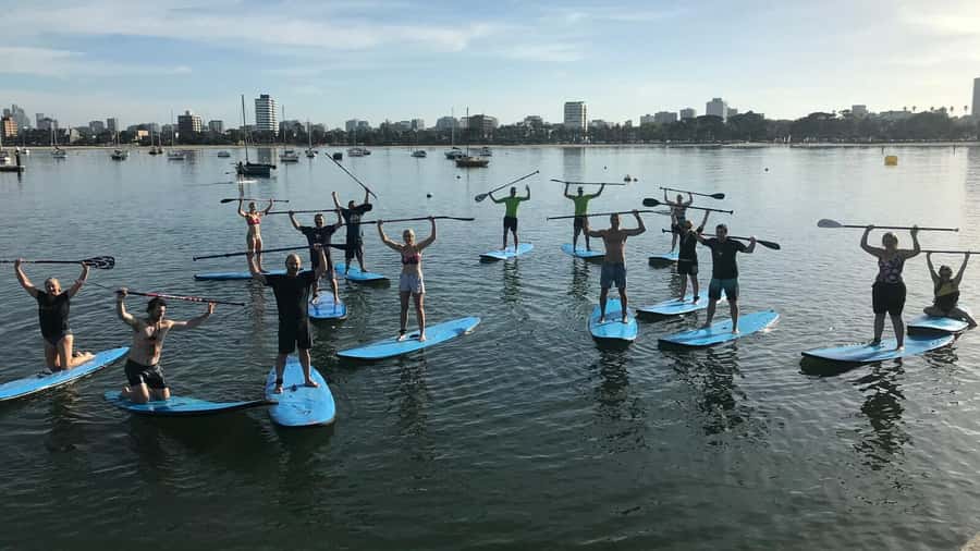 St Kilda: Group Lesson for Stand-Up Paddleboarding - What happens during a 90-minute stand-up paddleboarding lesson