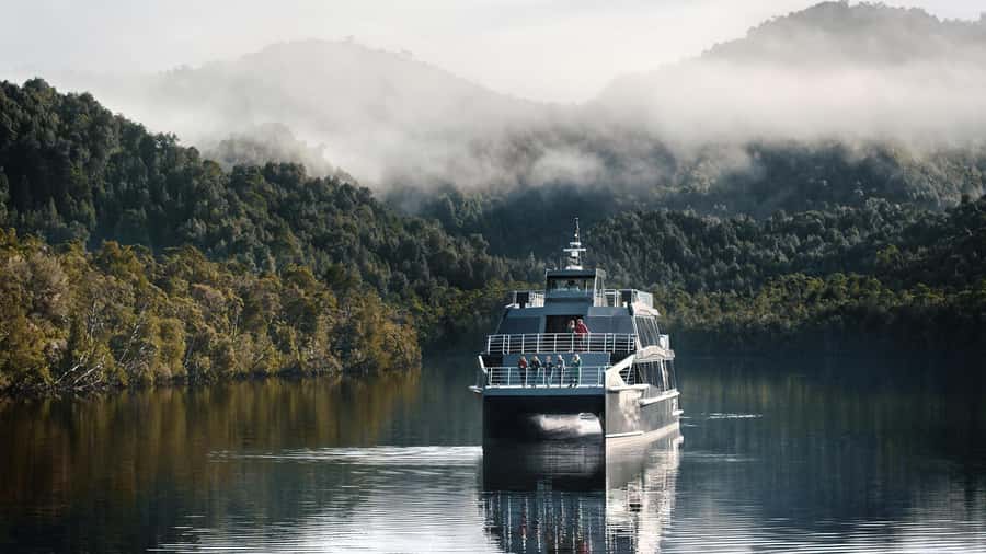 Strahan: Gordon River Cruise with Lunch & Sarah Island Walk - A whisper-quiet Gordon River cruise with full-length views
