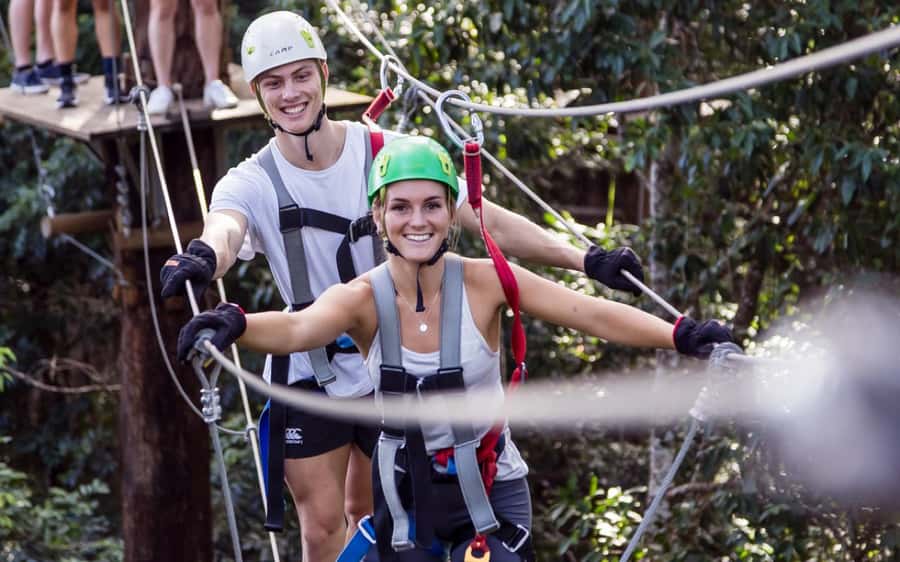 Sunshine Coast: Treetop Challenge Adventure Park - The zipline and challenge count that makes the price feel fair