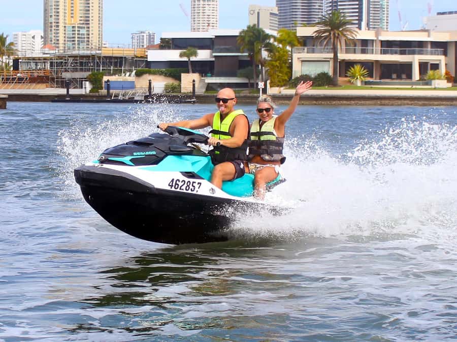 Surfers Paradise: 1-Hour Jet Ski Tour - What you carry and where it goes: storage and small comforts
