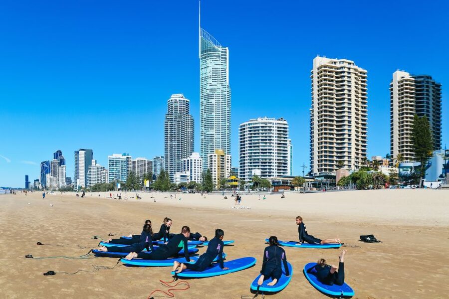 Surfers Paradise: 2 Hour Surf Experience on the Gold Coast - In the Water: Waist-Deep Waves and Real Coaching