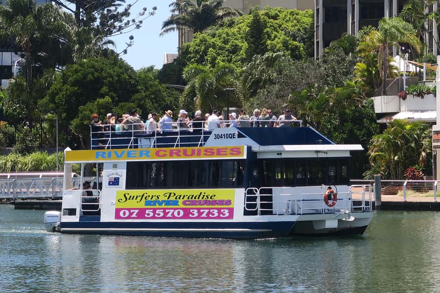 Surfers Paradise: Gold Coast Afternoon River Cruise - The route: from Surfers Paradise out toward the Gold Coast