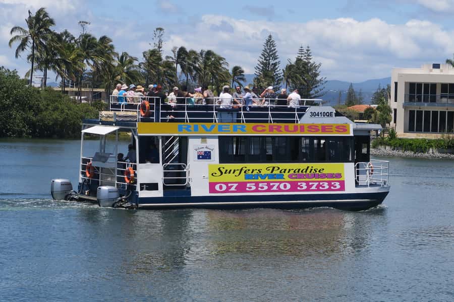 Surfers Paradise: Gold Coast Afternoon River Cruise - Sundeck time is the whole point