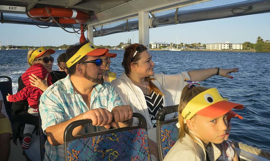 Surfers Paradise: Guided Gold Coast Amphibious Bus Tour - Duck-Themed Magic Trick: The Bus-To-Boat Changeover