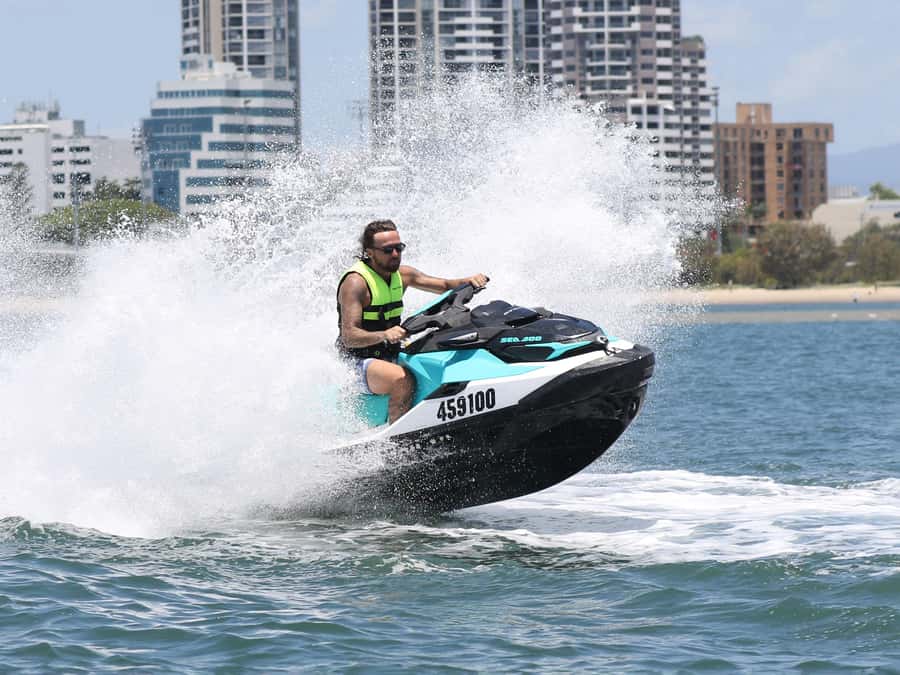 Sydney: 1 hour Jet Ski Safari - Entering the Hawkesbury River with no-licence confidence