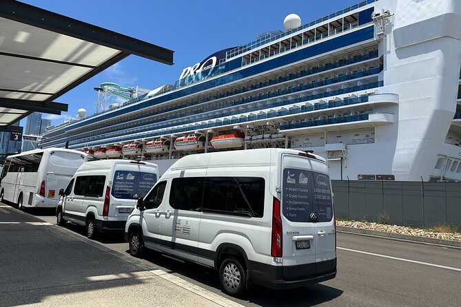 Sydney Airport to Sydney CBD shared ride seat in vehicle shuttle transfer - Price and Value: About $14.34 Per Person
