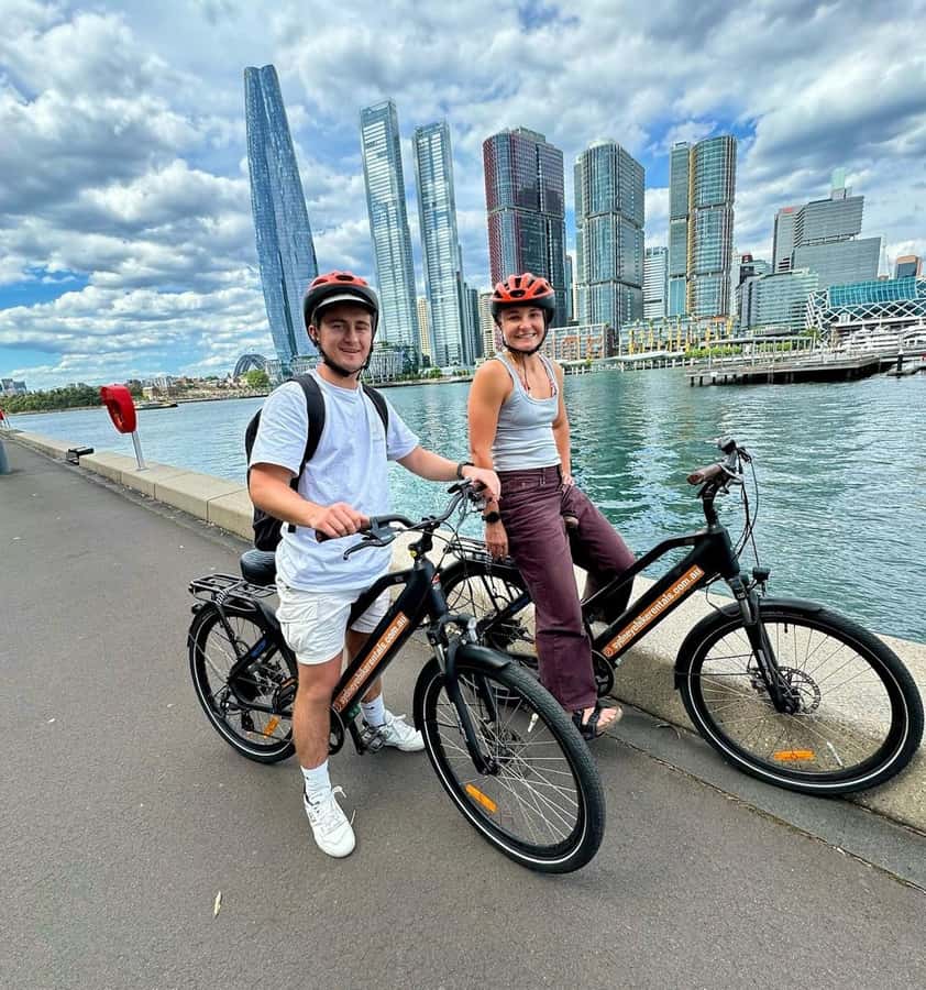 Sydney: Electric Bike Rental & Wheel Explorer Audio Guide - Meeting in Pyrmont and starting the clockwise loop