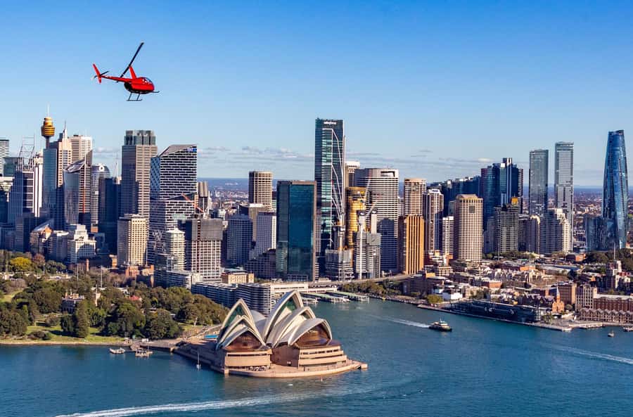 Sydney Harbour: 20 Minute Private Helicopter Flight for 2 - Pre-Flight at Sydney Airport: Briefing, Photos, Then Lift Off