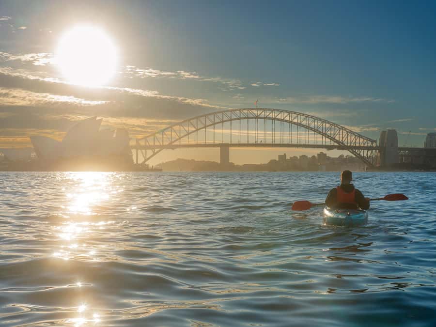 Sydney: Harbour Sunrise Kayak Tour - Getting started at d’Albora Marinas or 1B New Beach Rd