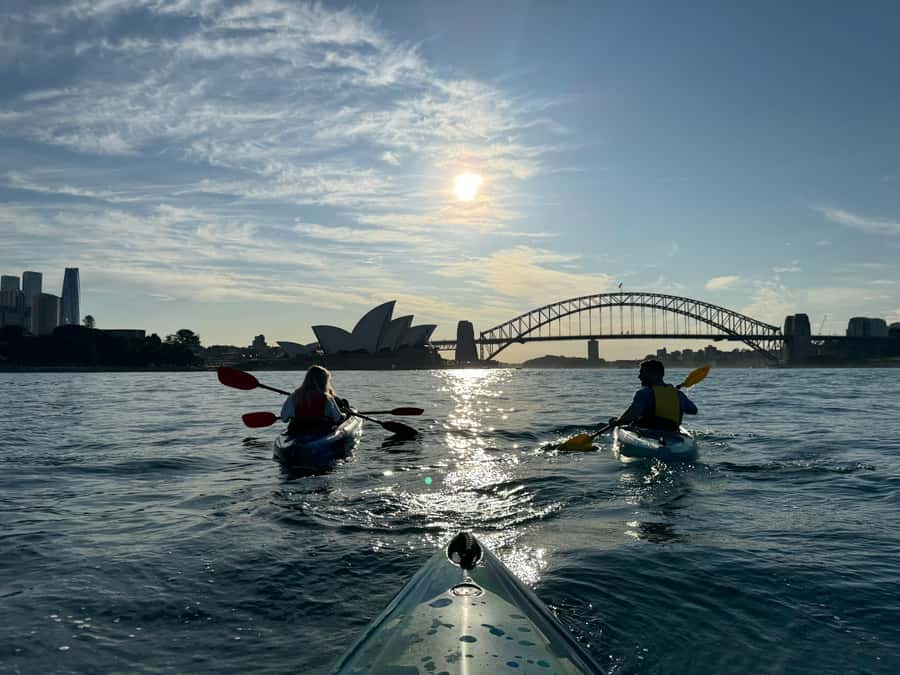 Sydney: Harbour Sunrise Kayak Tour - Opera House and Harbour Bridge: close-up angles you cannot fake