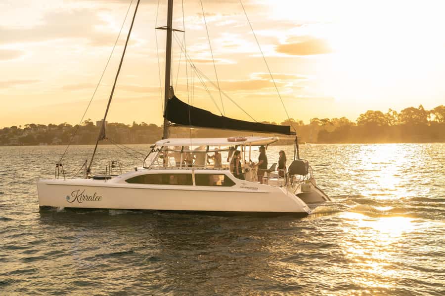 Sydney Harbour: Sunset Catamaran Cruise - What you see during the Harbour loop: Opera House, Bridge, and Darling Harbour lights