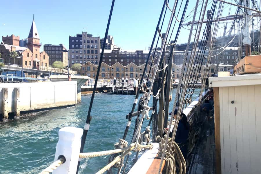Sydney Harbour: Tall Ship Afternoon Cruise - Mast climb option: fun, but it is a paid extra
