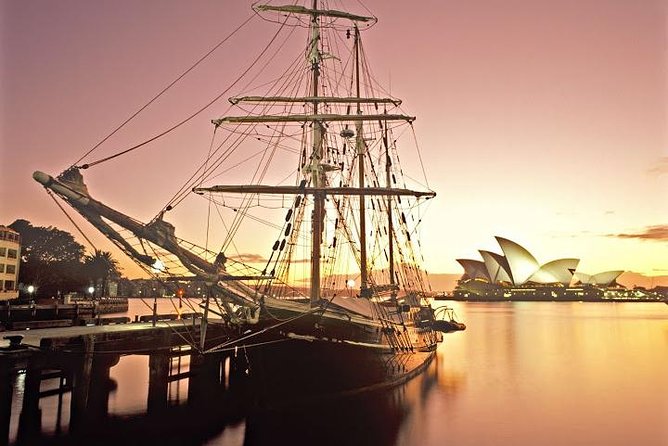 Sydney Harbour Tall Ship Twilight Dinner Cruise - The 2-hour harbour route from Campbells Cove, what you actually see