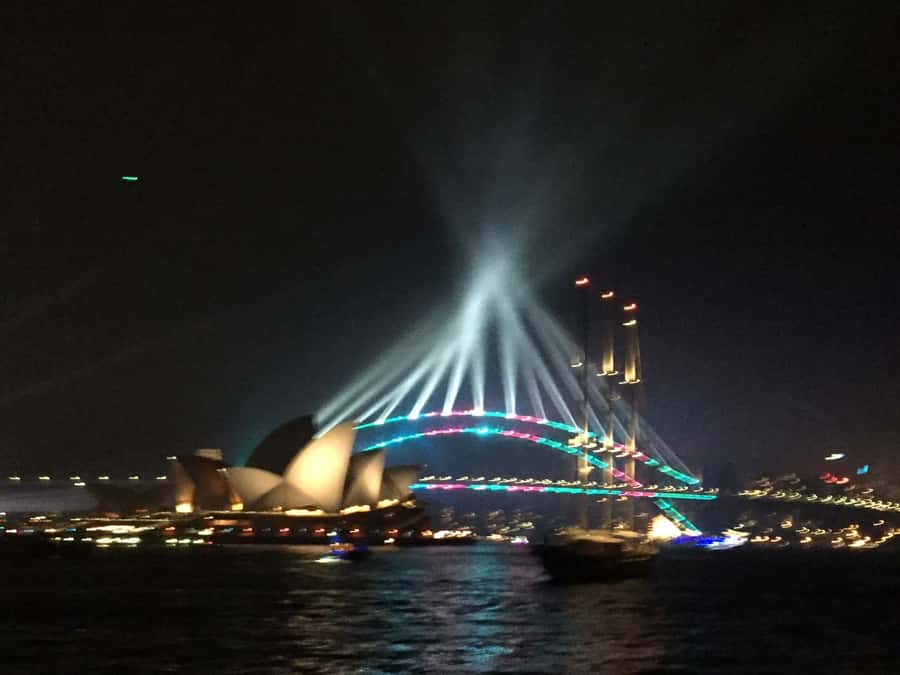 Sydney Harbour: Tall Ship Vivid Dinner Cruise - Where You Meet, and Why Campbell’s Cove Jetty Works