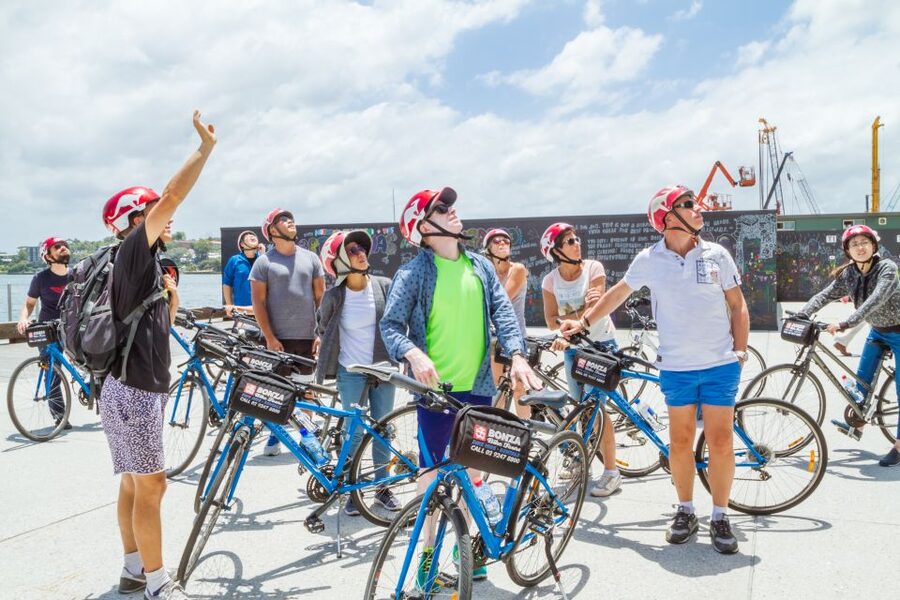 Sydney: Iconic Sights 4-Hour Bike Tour - The Rocks, then Darling Harbour: history and motion at the waterfront
