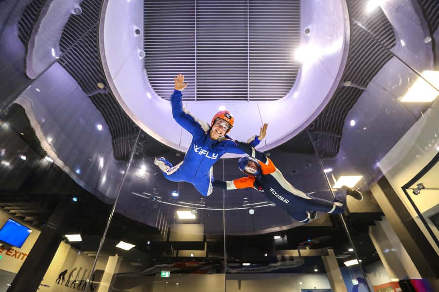 Sydney: Indoor Skydiving Experience - Your first flight: lean into the wind, then learn control