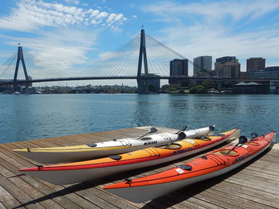 Sydney: Kayak to Goat Island At The Heart of Sydney Harbour - The return paddle via Darling Harbour and where lunch fits
