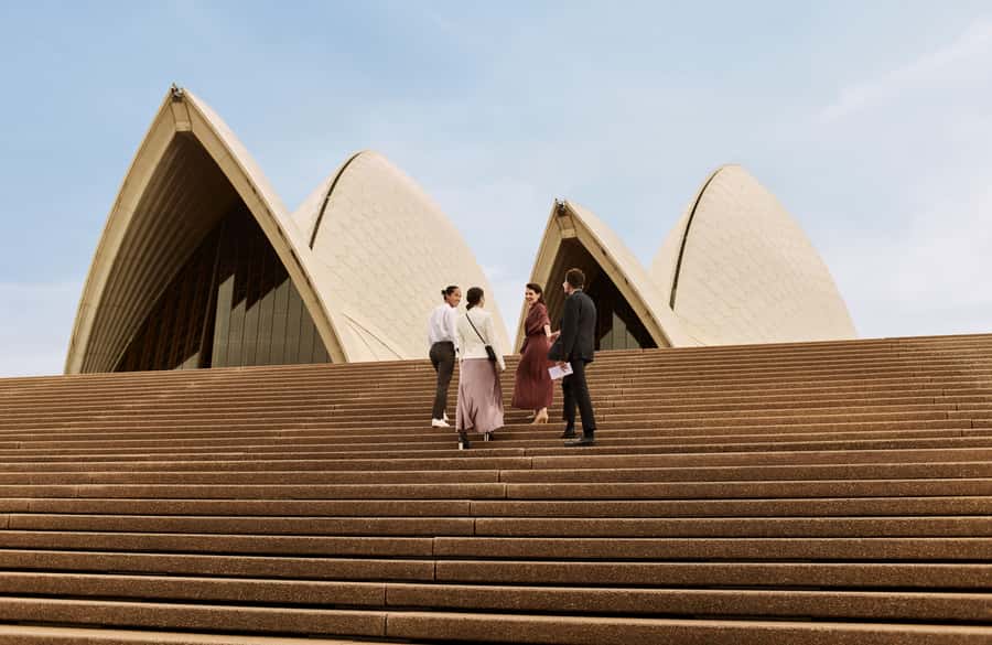 Sydney: Madama Butterfly the Sydney Opera House - Entering the Sydney Opera House, right where the magic happens