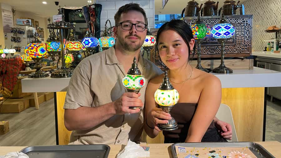 Sydney: Mosaic Art Classes - Turkish Lamp Workshop - The 150 Minutes: What You Do From Start to Finish