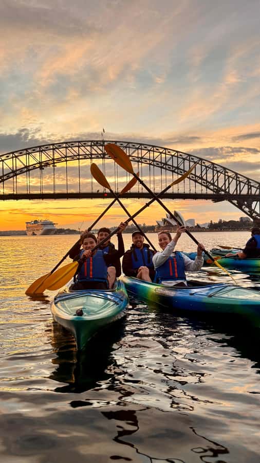 Sydney Sunrise Kayak Tour on Sydney Harbour - Paddling the calm morning waters like you mean it