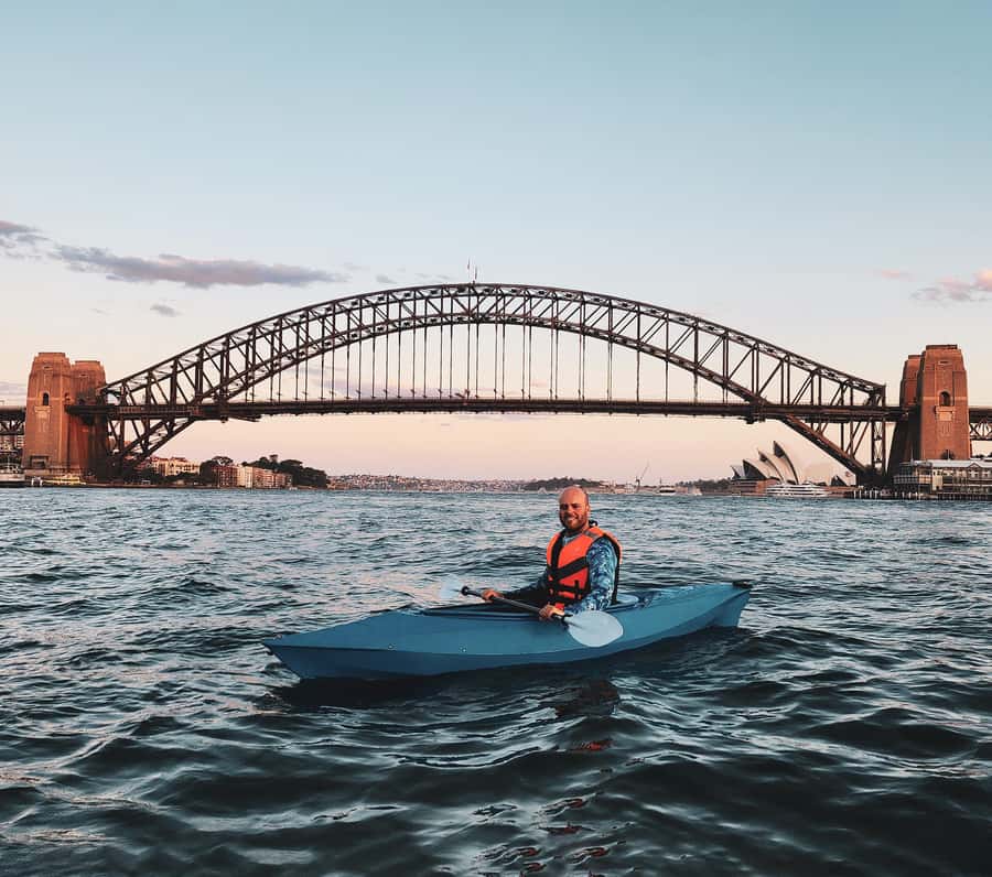 Sydney: Sunset Kayak - Opera & Harbour Bridge Tour (5p. max) - Returning to Lavender Bay, and using your final free time well