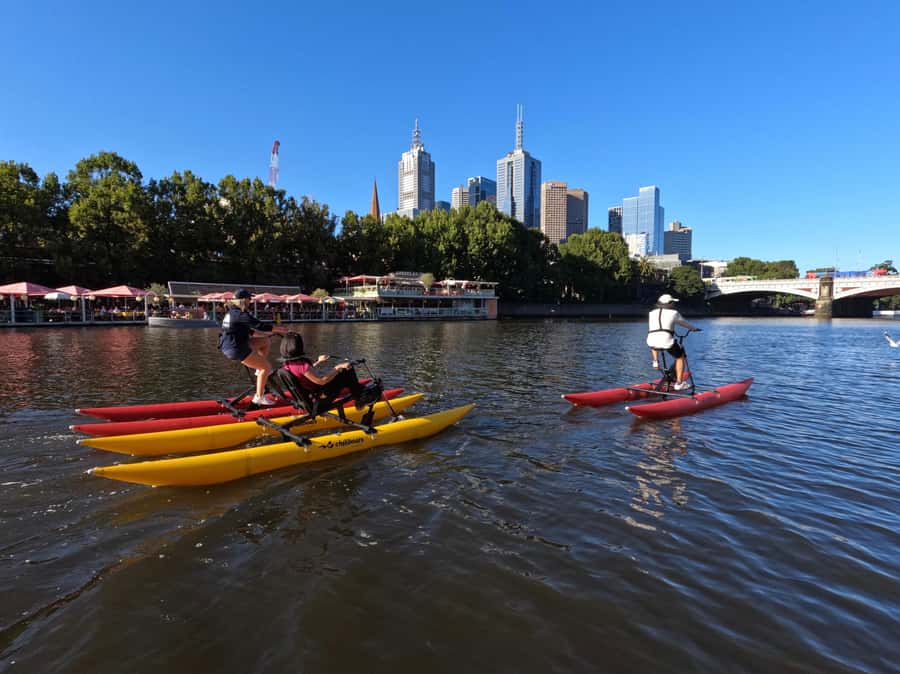 Yarra River, Melbourne Waterbike Tour - VRA Landing start: safety briefing, gear, and the basics you need